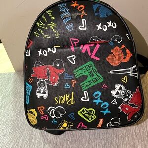 NEW Karl Lagerfeld Paris Maybelle Logo Backpack size Medium
